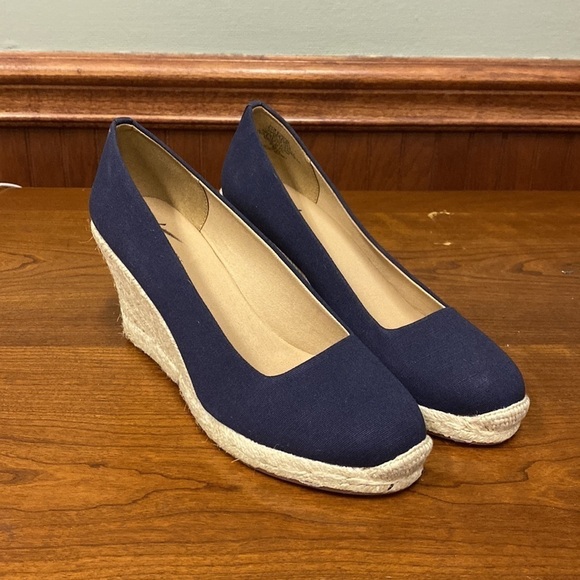 J Crew Canvas espadrille wedges AL003 - Picture 2 of 7
